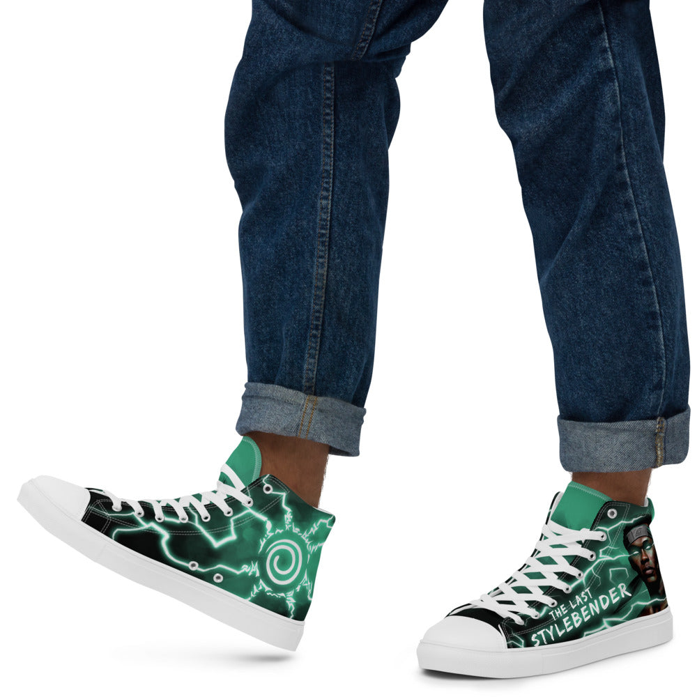 Inspired by Israel Adesanya - Men’s high top canvas shoes Shoes