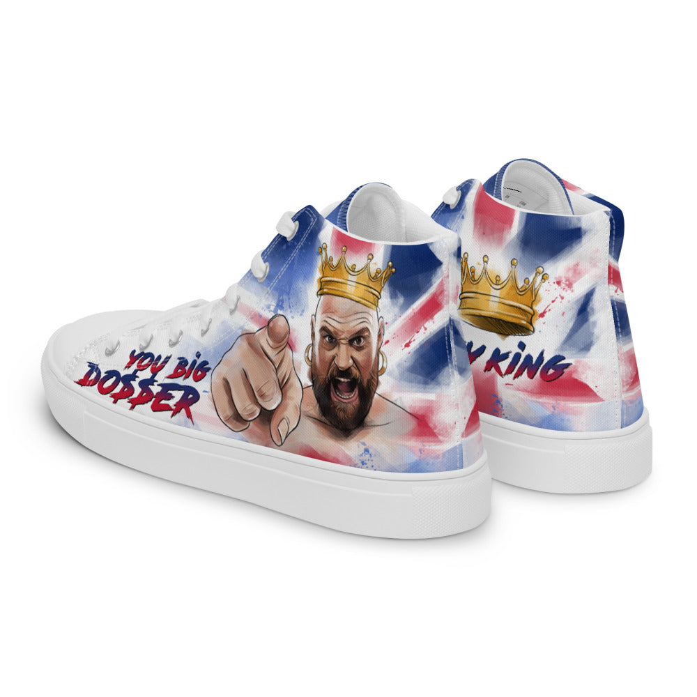 Inspired by Tyson Fury "The Gypsy King" - Men’s high top canvas shoes Shoes