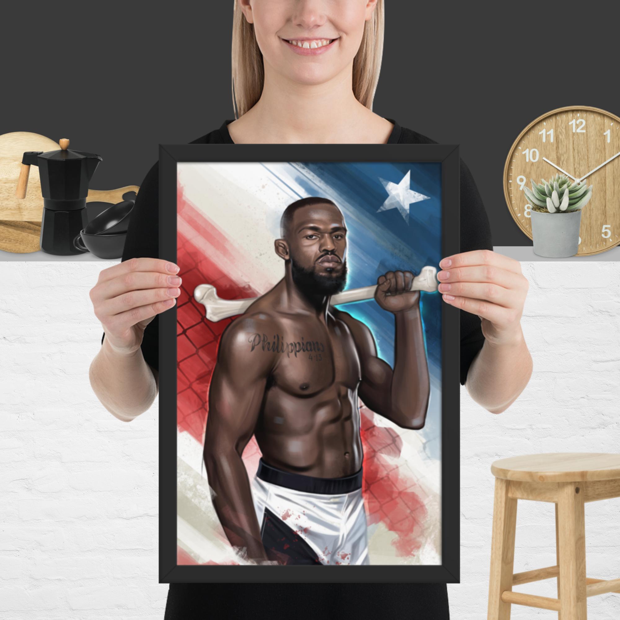 Jon "Bones" Jones Premium Matte Poster Posters