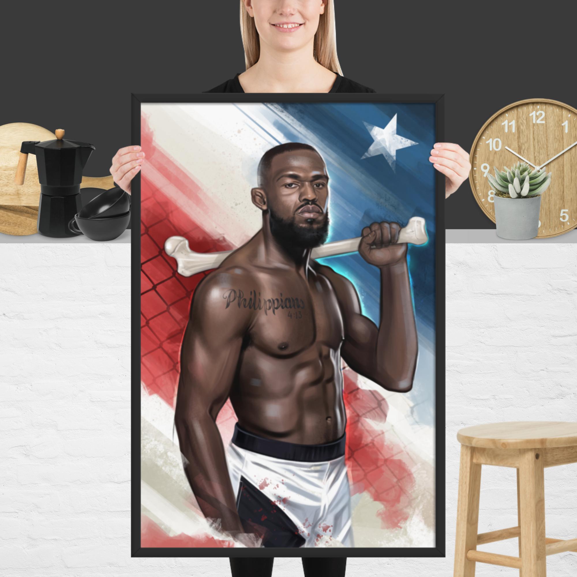 Jon "Bones" Jones Premium Matte Poster Posters