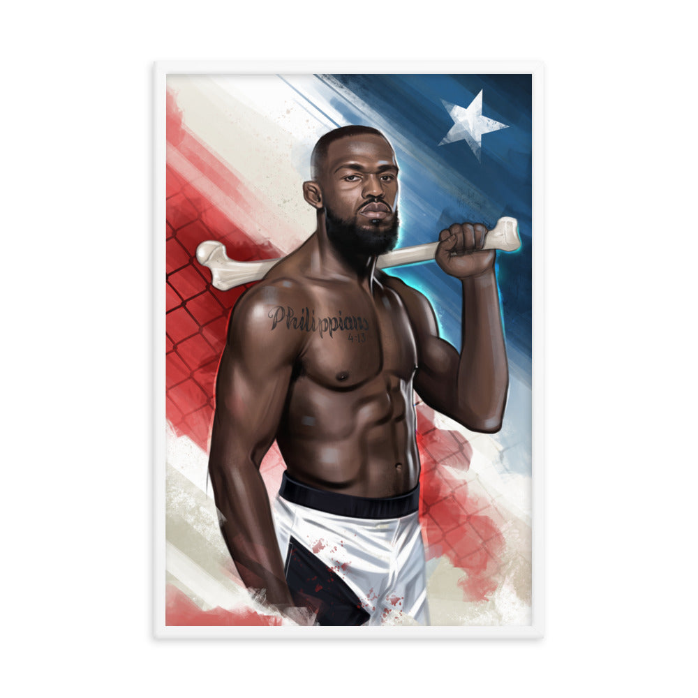 Jon "Bones" Jones Premium Matte Poster Posters