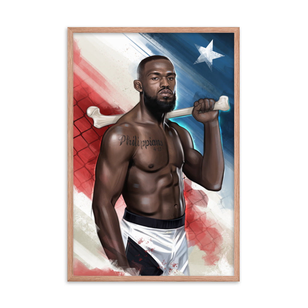 Jon "Bones" Jones Premium Matte Poster Posters