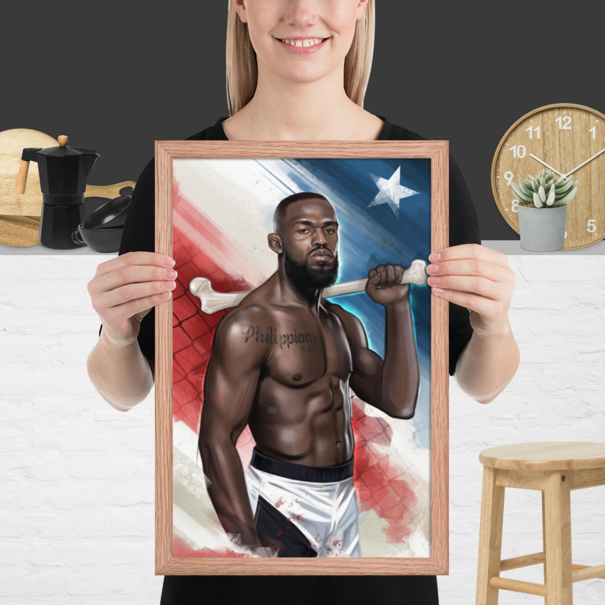 Jon "Bones" Jones Premium Matte Poster Posters