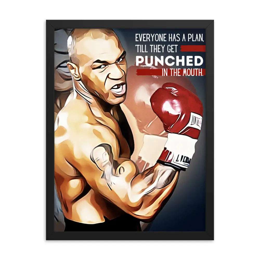 Mike Tyson vs Plans (Premium Poster)