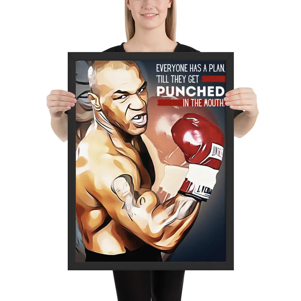 Mike Tyson vs Plans (Premium Poster)
