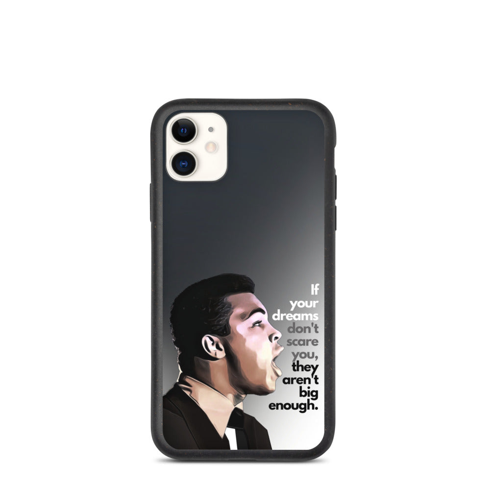 Muhammad Ali Dreams Biodegradable iPhone case