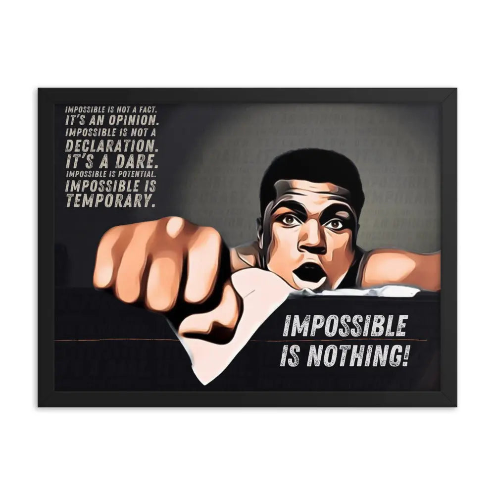 Muhammad Ali - Impossible is Nothing - Poster