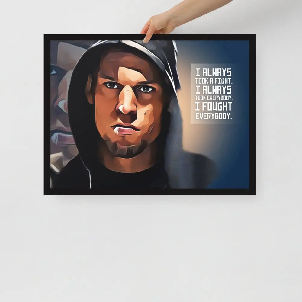 Nate Diaz Fights Everybody (Premium Poster)