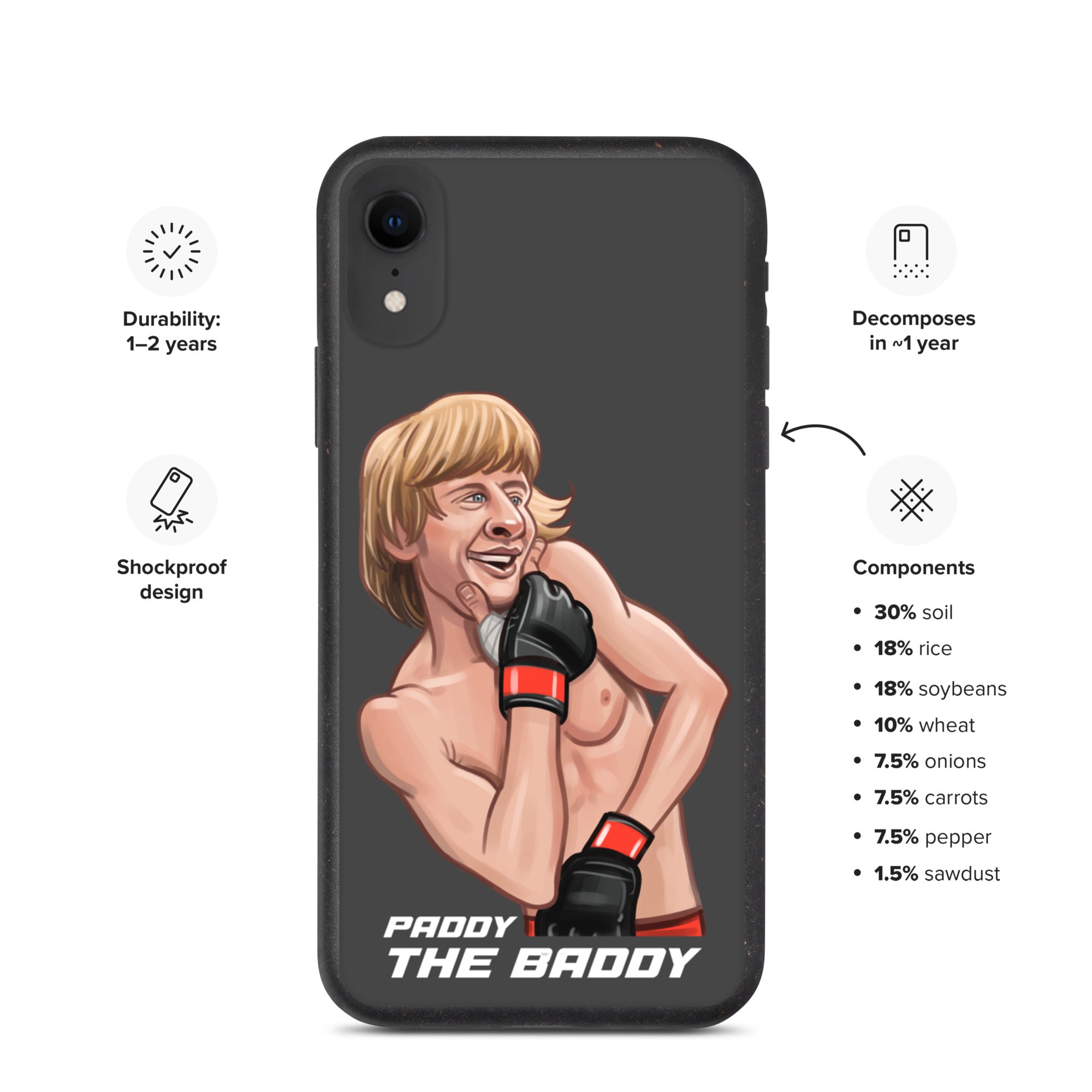 Paddy The Baddy Speckled iPhone case Mobile Phone Cases