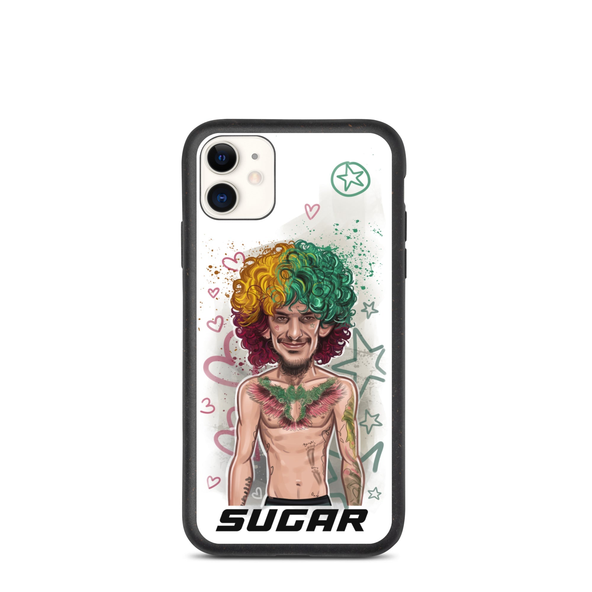 "Sugar" Sean O'Malley Speckled iPhone Case (Joker Version) Mobile Phone Cases