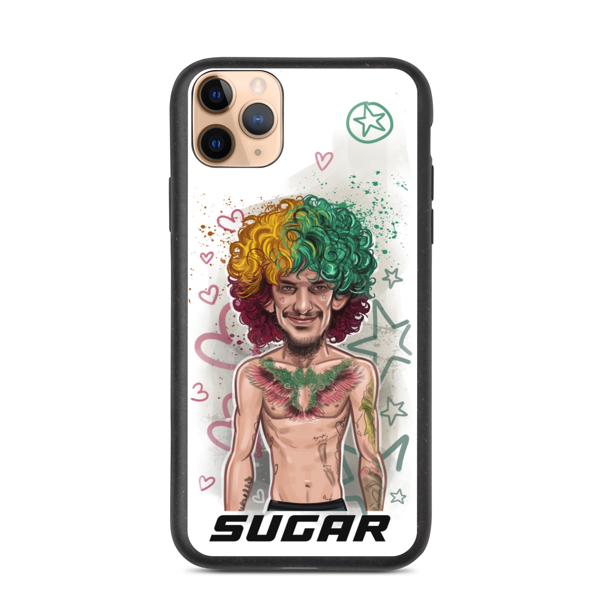 "Sugar" Sean O'Malley Speckled iPhone Case (Joker Version) Mobile Phone Cases