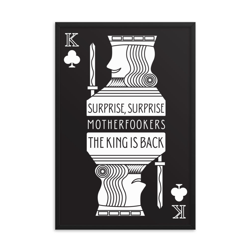 Surprise Surprise, Motherfookers - Premium Matte Poster (Black) Posters