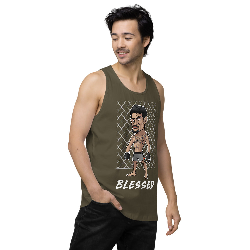 "The Blessed" Max Holloway Men’s premium tank top Tank Top