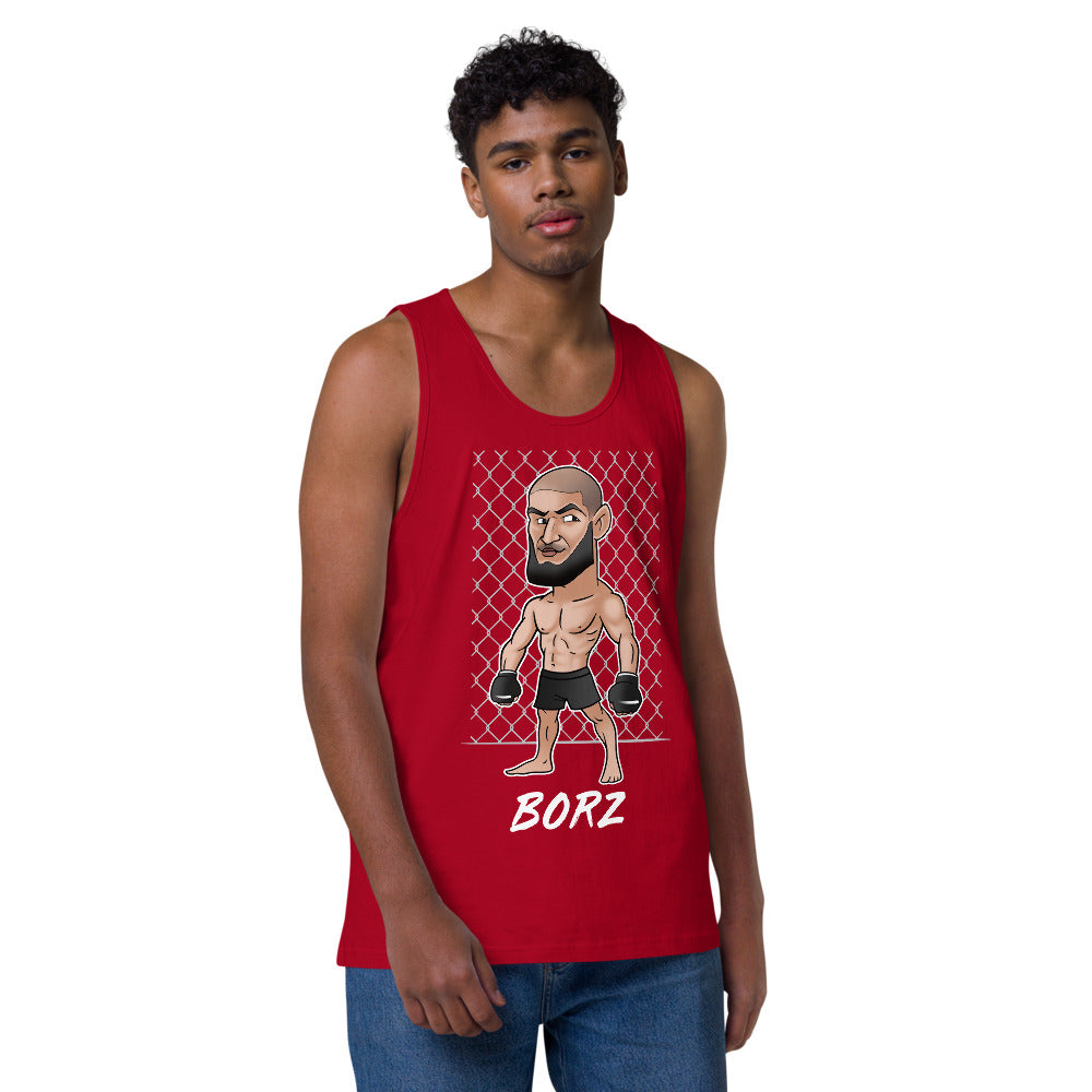 "The Borz" Khamzat Chimaev - Men’s premium tank top Tank Top