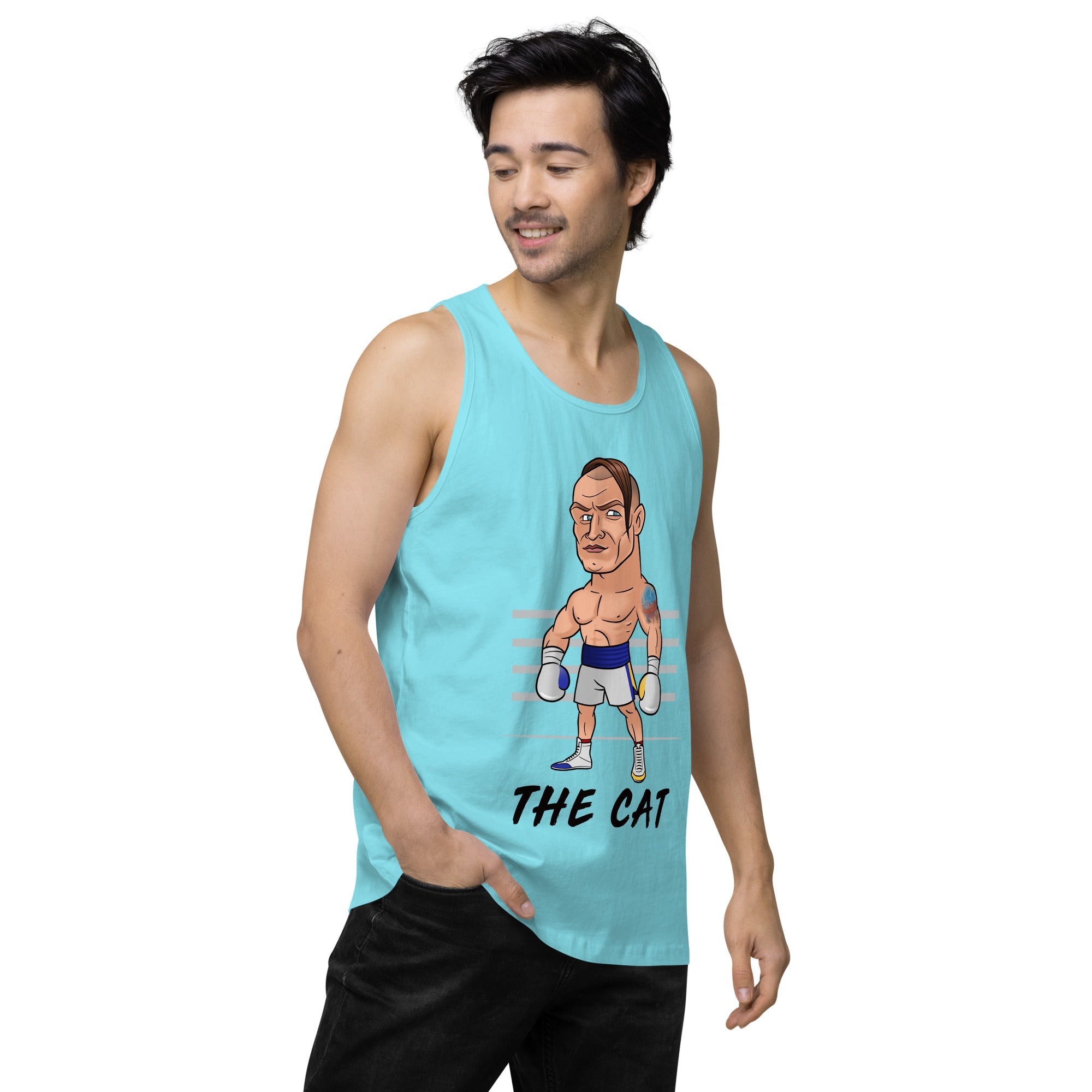 "The Cat" Oleksandr Usyk - Premium Tank Top Tank Top