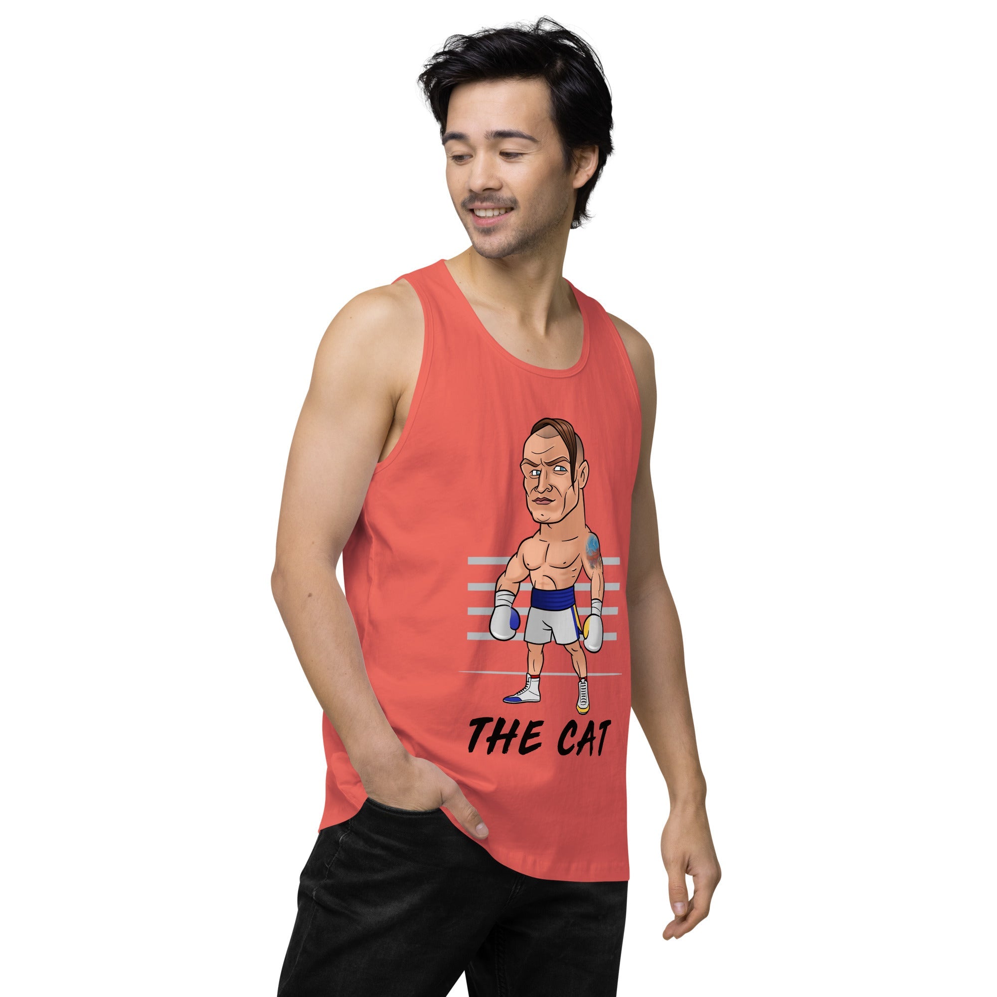 "The Cat" Oleksandr Usyk - Premium Tank Top Tank Top