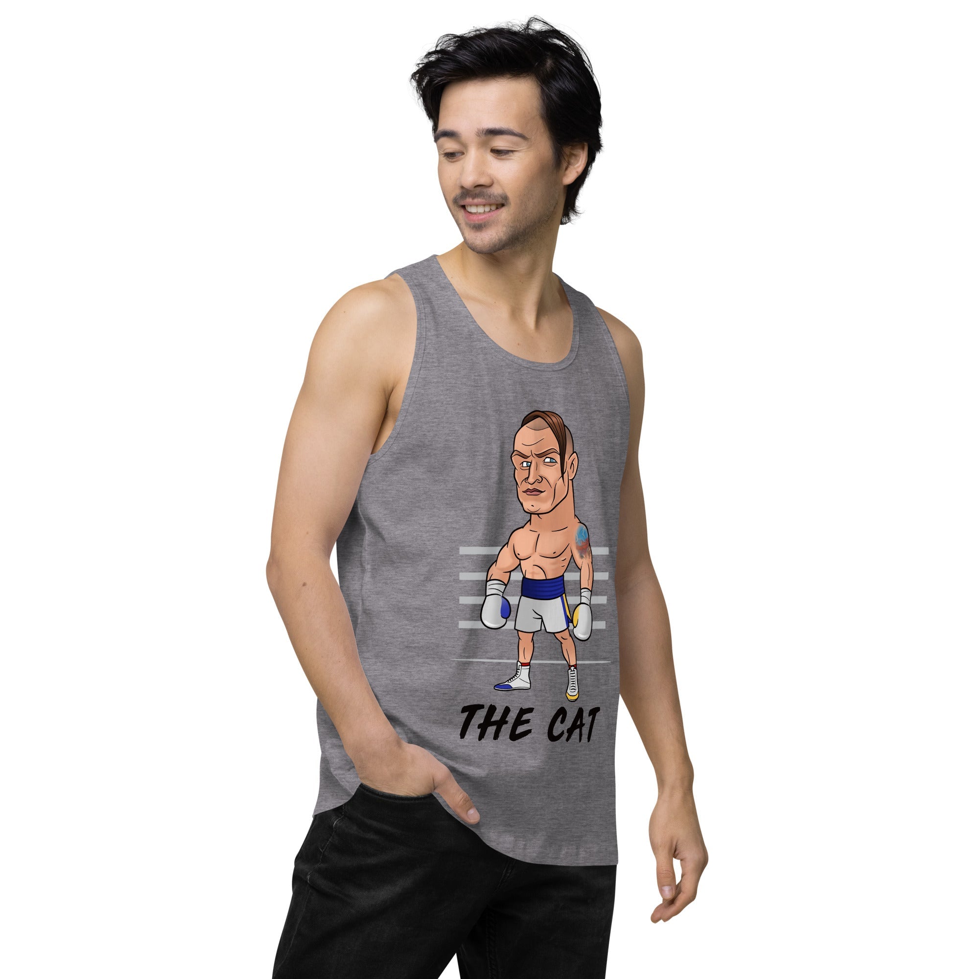 "The Cat" Oleksandr Usyk - Premium Tank Top Tank Top