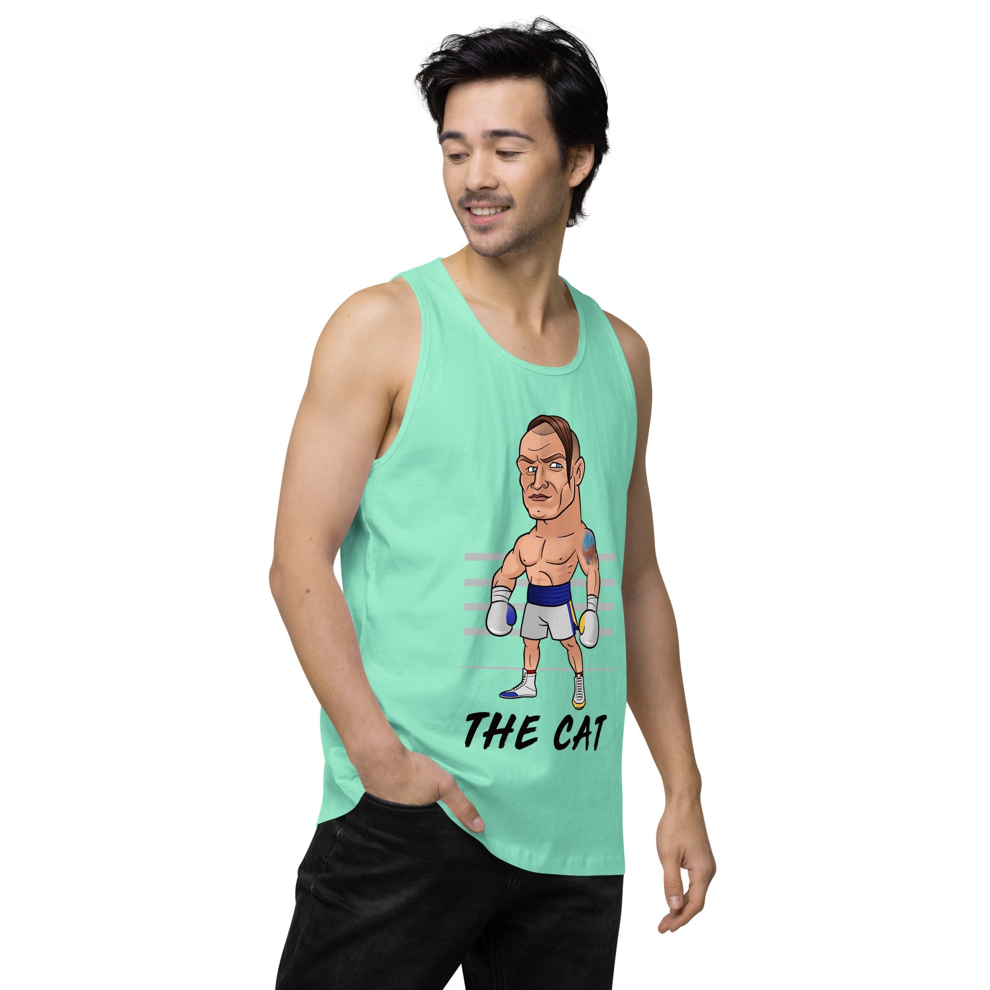 "The Cat" Oleksandr Usyk - Premium Tank Top Tank Top