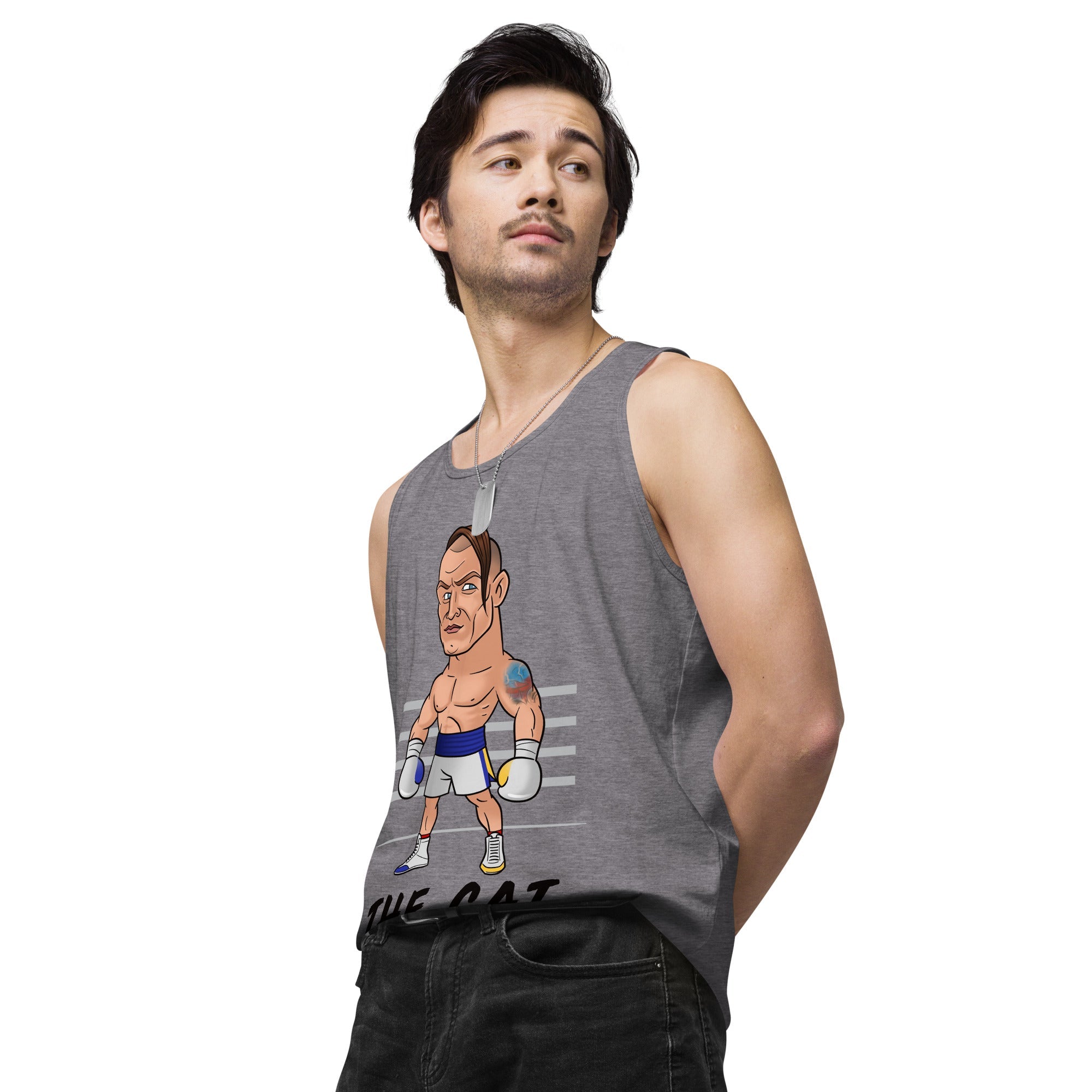 Mens cat outlet tank top