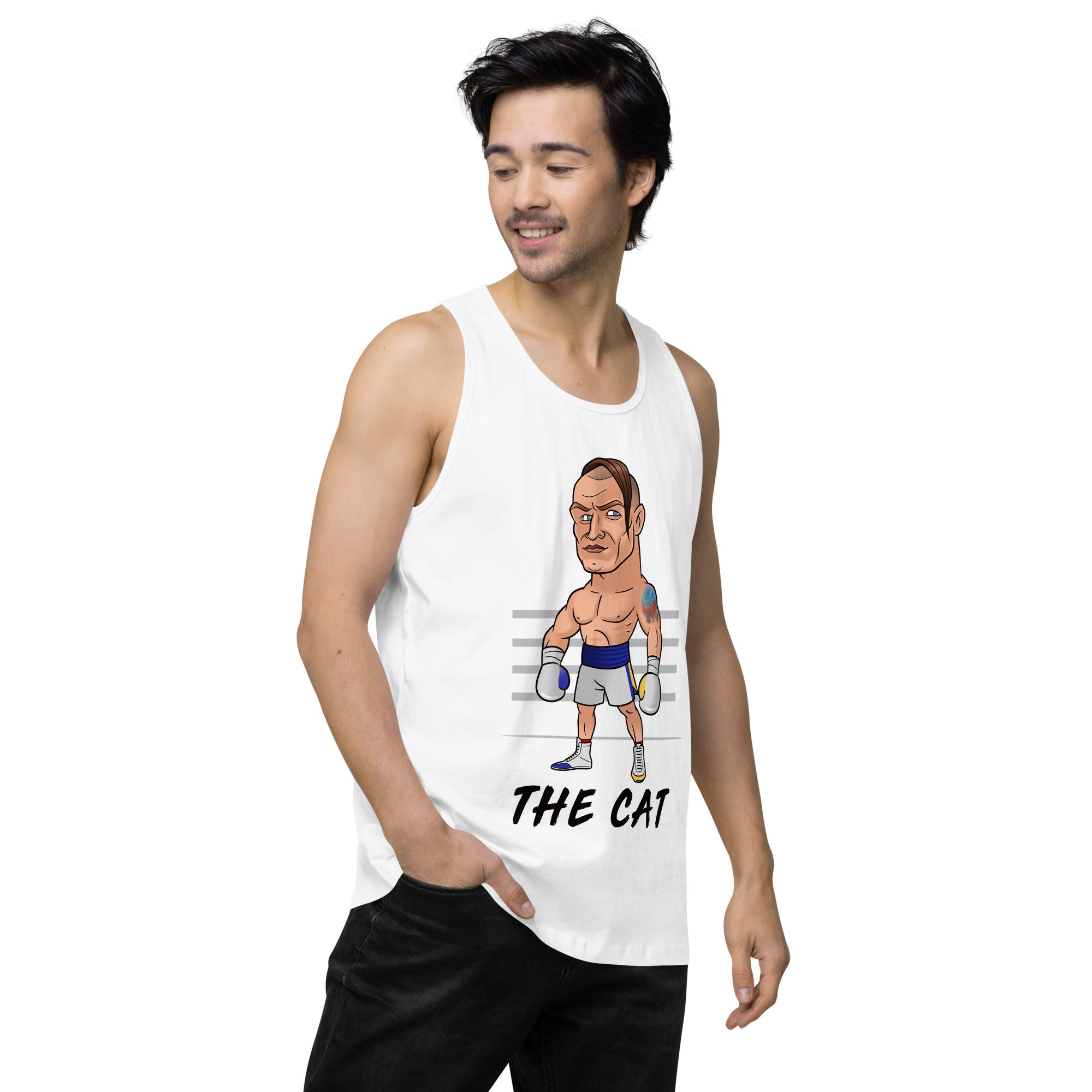 "The Cat" Oleksandr Usyk - Premium Tank Top Tank Top