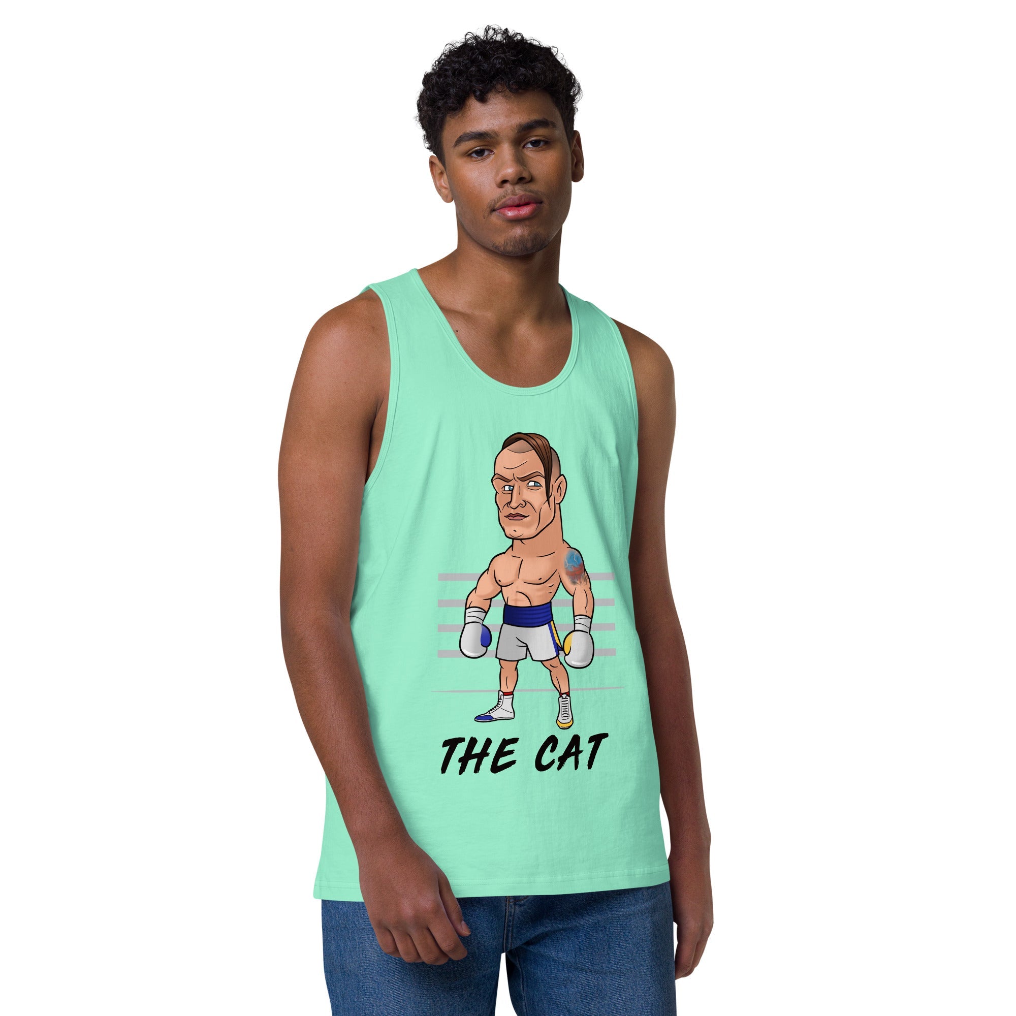 "The Cat" Oleksandr Usyk - Premium Tank Top Tank Top