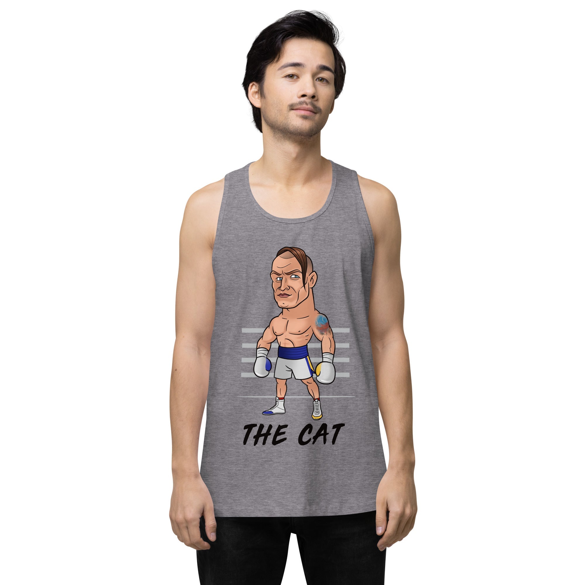 "The Cat" Oleksandr Usyk - Premium Tank Top Tank Top