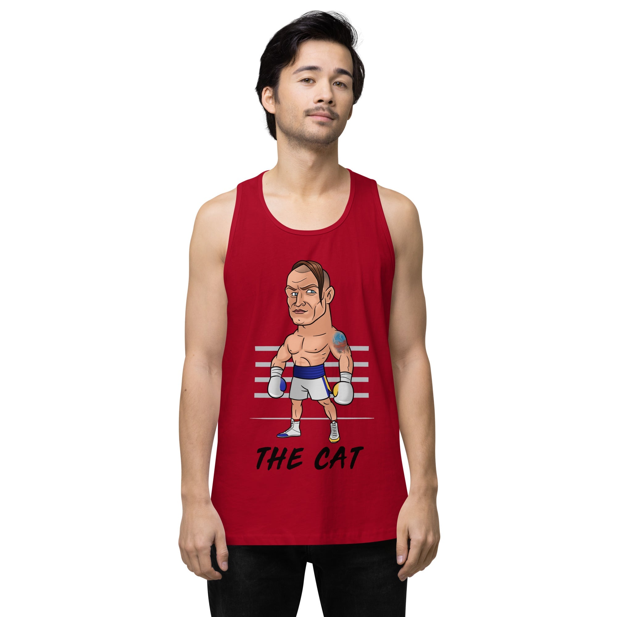 "The Cat" Oleksandr Usyk - Premium Tank Top Tank Top