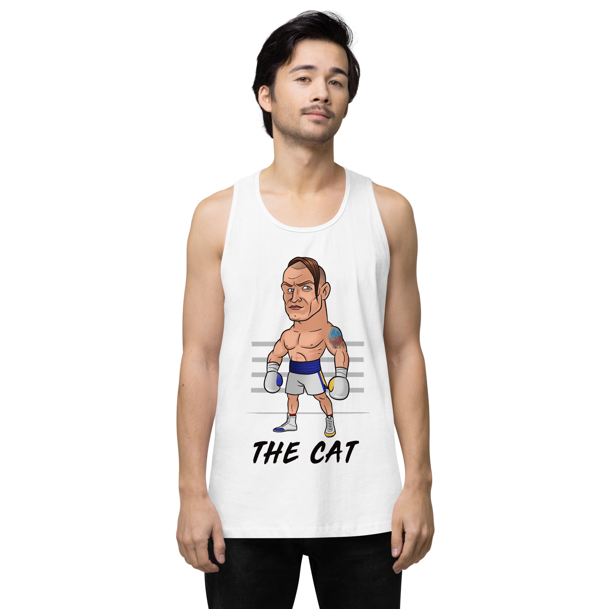 "The Cat" Oleksandr Usyk - Premium Tank Top Tank Top