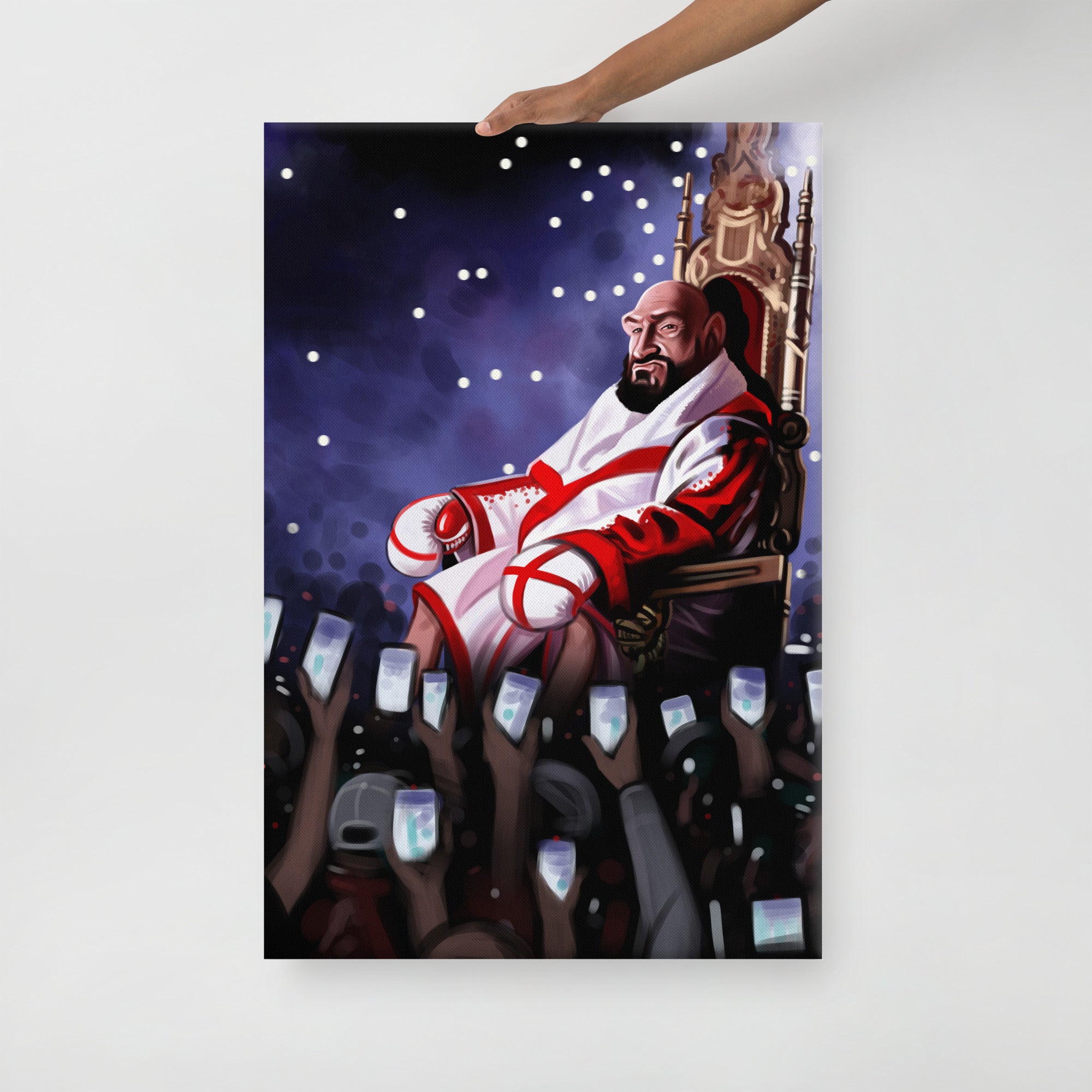 "The Gypsy King" Tyson Fury - Ring Entrance Canvas Print