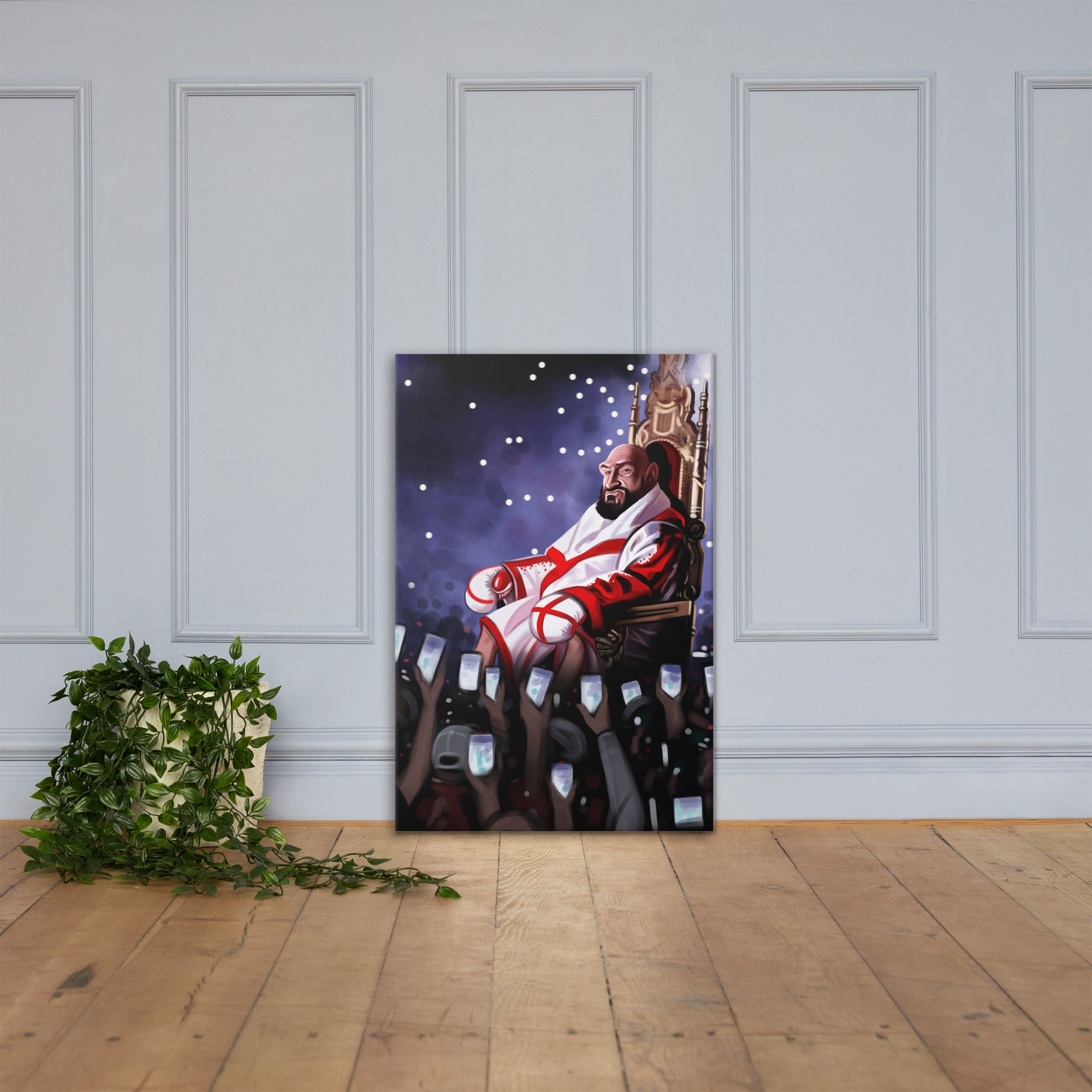 "The Gypsy King" Tyson Fury - Ring Entrance Canvas Print