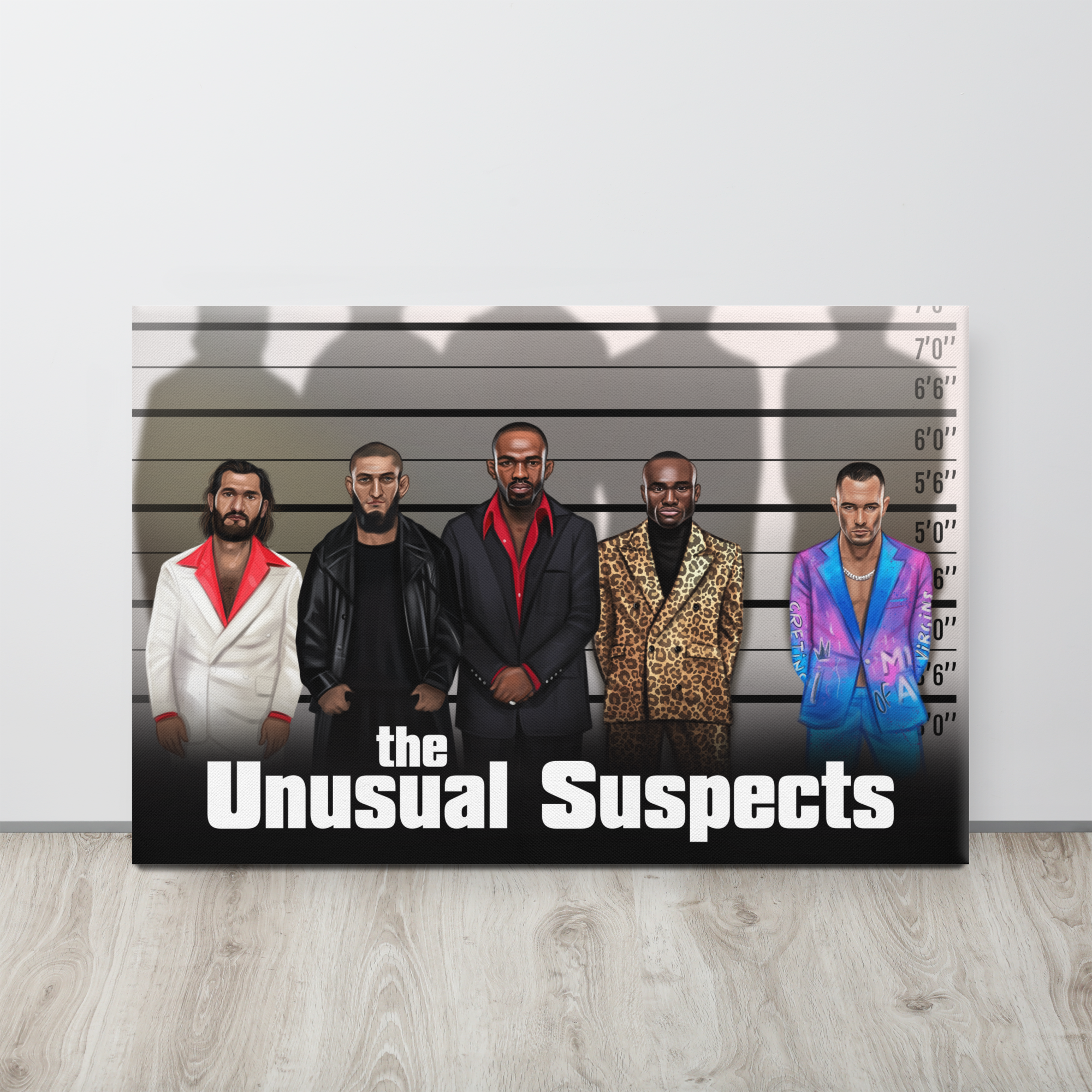 "The Unusual Suspects" - Colby Covington's Nicknames Canvas Print