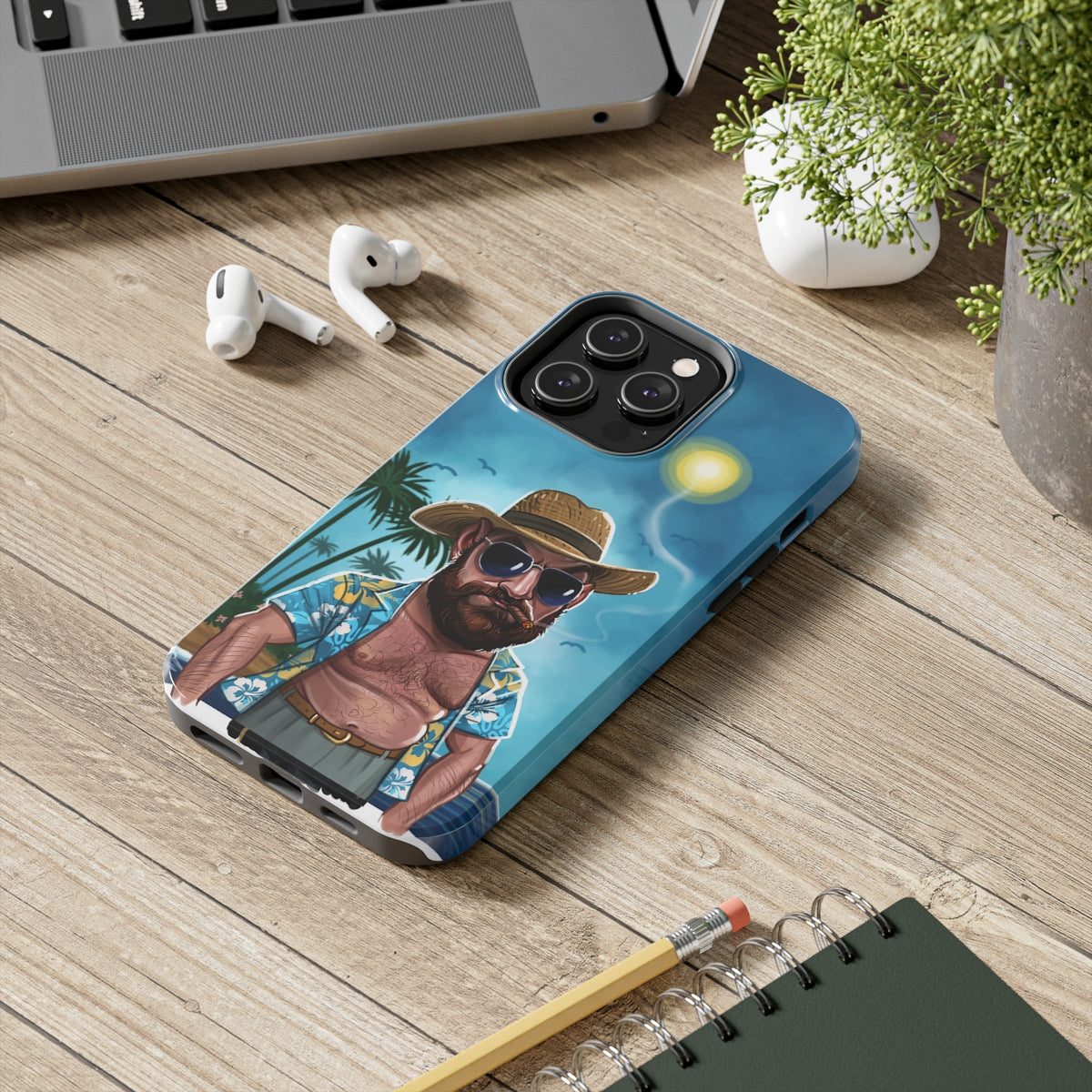 Tyson Fury Tough iPhone 14 Case - Lazy Holidays Edition - 