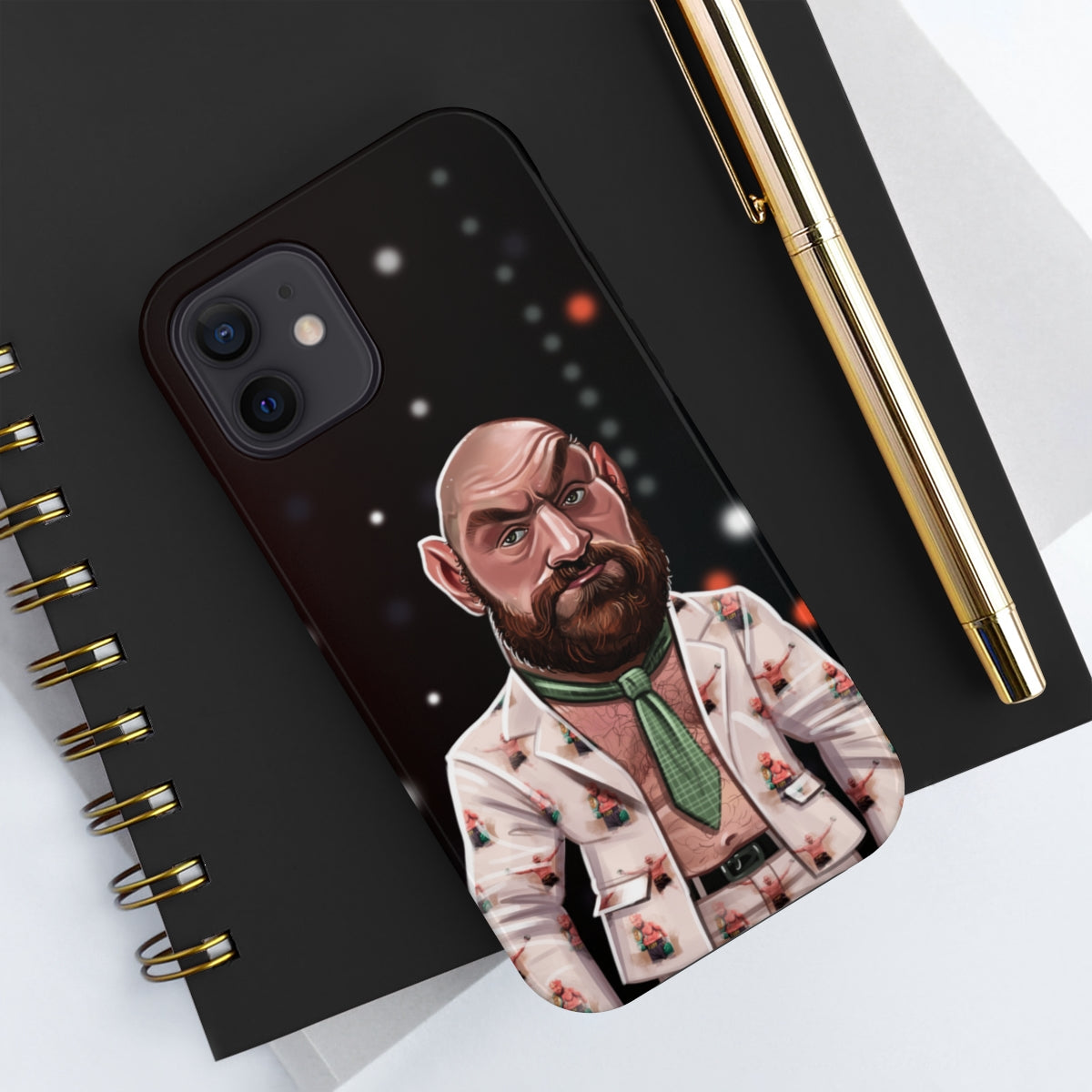 Tyson Fury Tough iPhone 14 Case - Press Conference Suit 