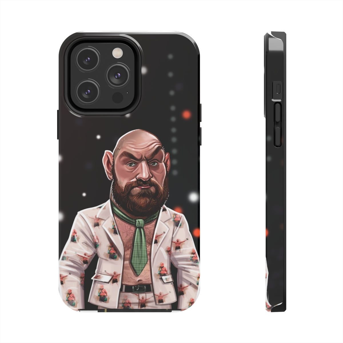 Tyson Fury Tough iPhone 14 Case - Press Conference Suit 