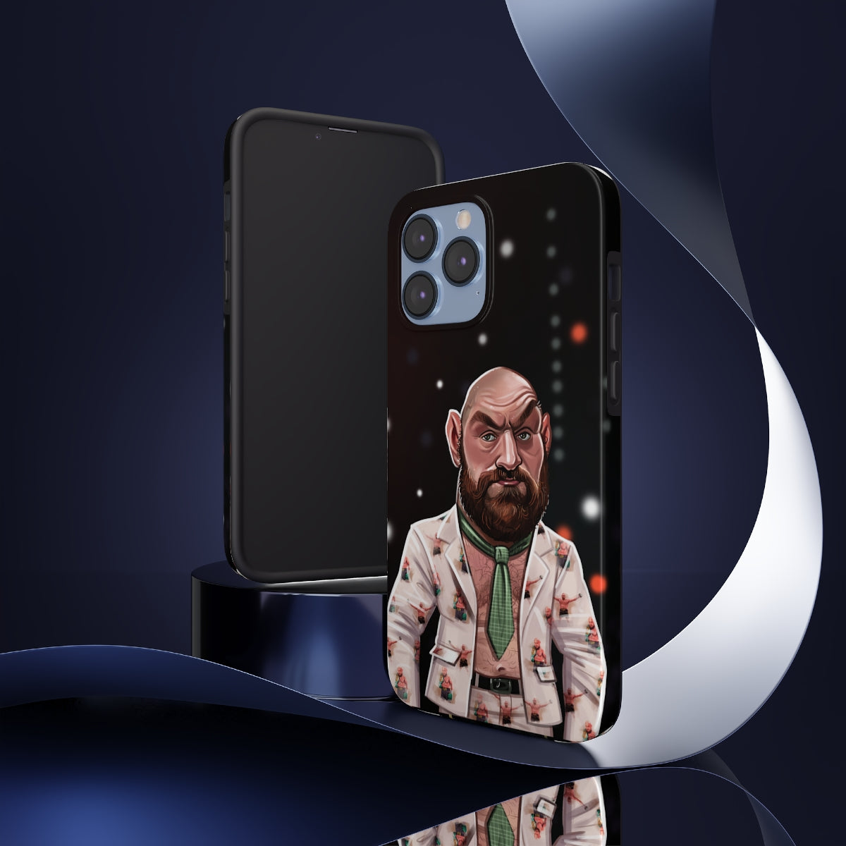 Tyson Fury Tough iPhone 14 Case - Press Conference Suit 