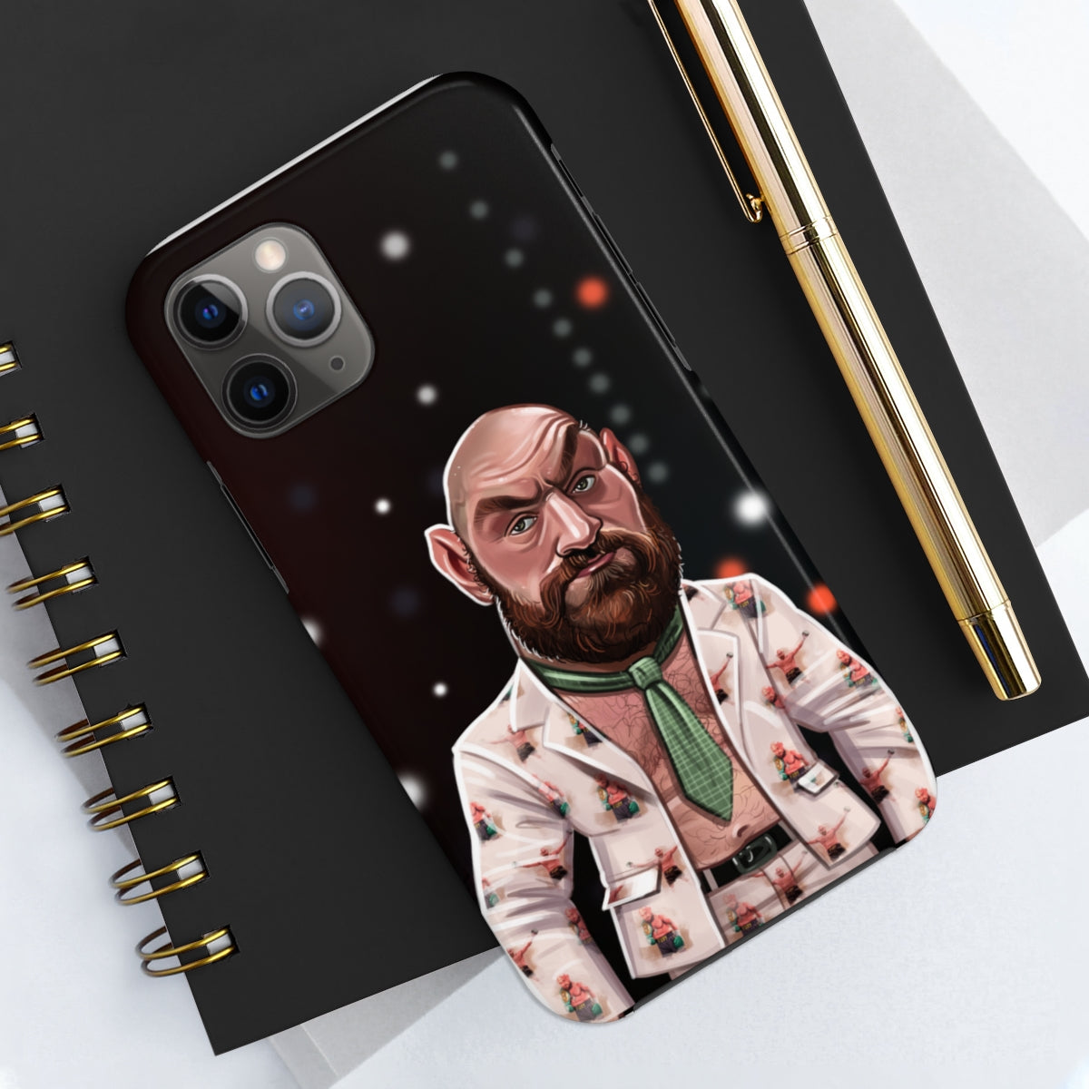 Tyson Fury Tough iPhone 14 Case - Press Conference Suit 