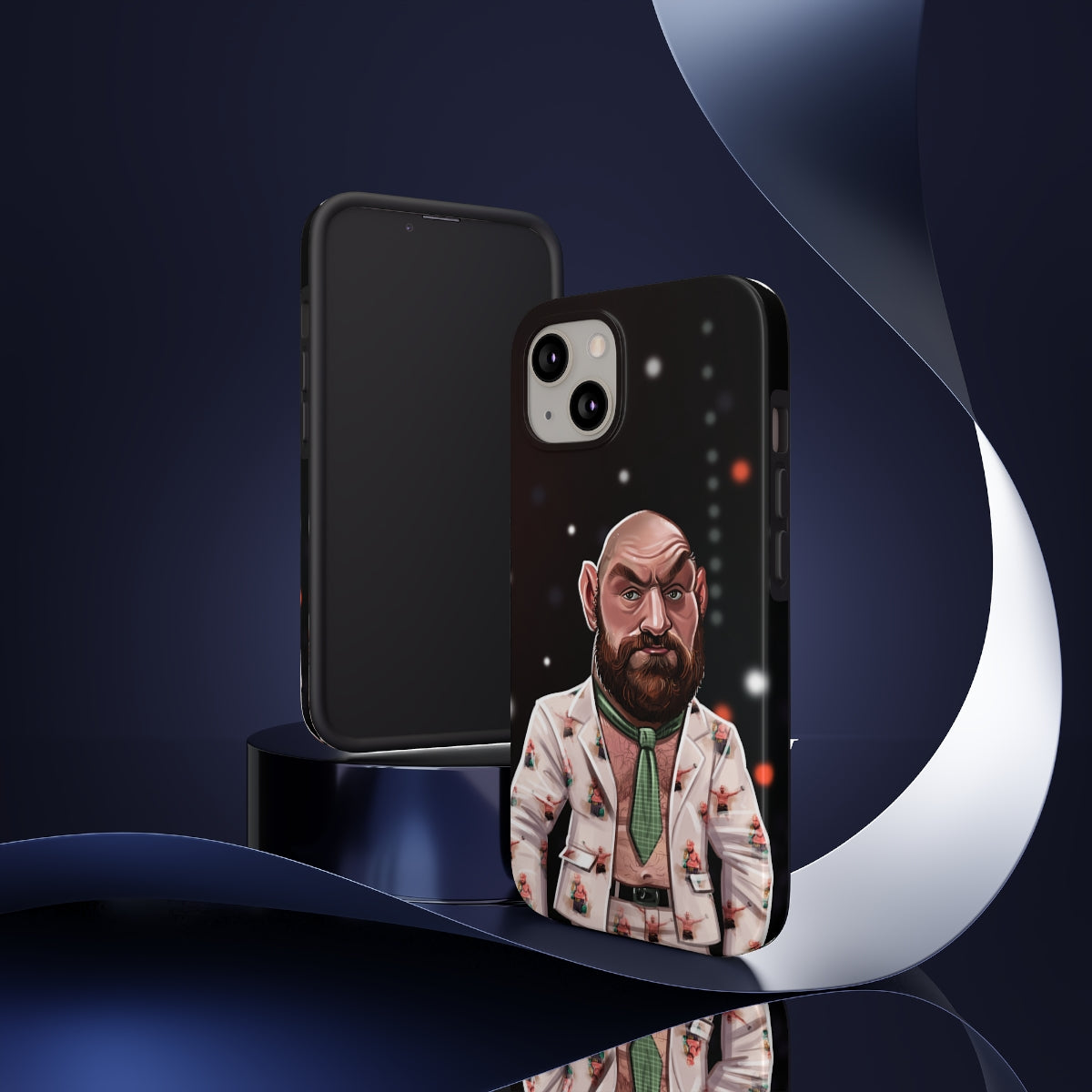 Tyson Fury Tough iPhone 14 Case - Press Conference Suit 