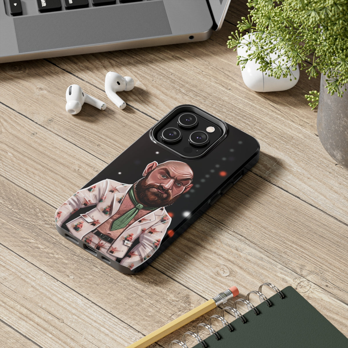 Tyson Fury Tough iPhone 14 Case - Press Conference Suit 