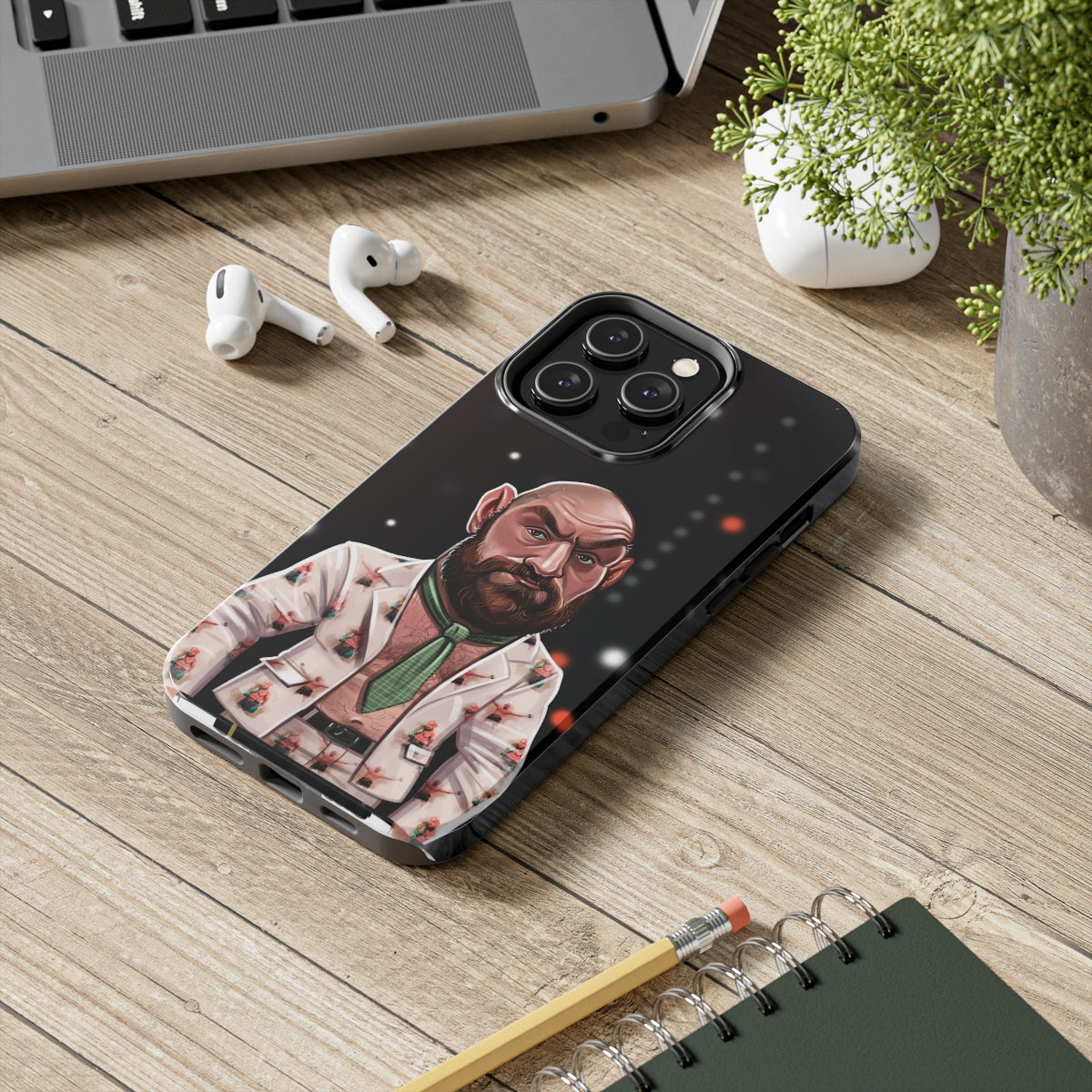 Tyson Fury Tough iPhone 14 Case - Press Conference Suit 