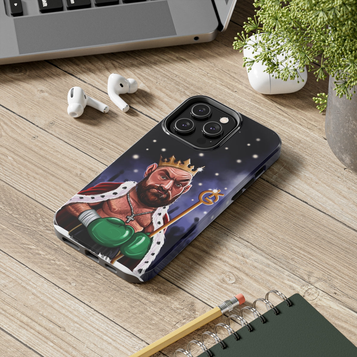 Tyson Fury Tough iPhone 14 Case - The Gypsy King Edition - 
