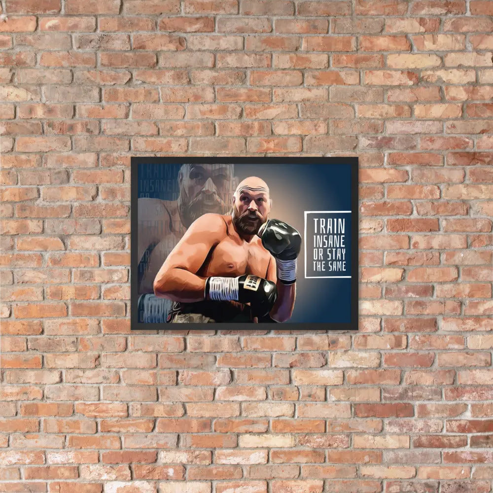 Tyson Fury Training Routine (Premium Poster)
