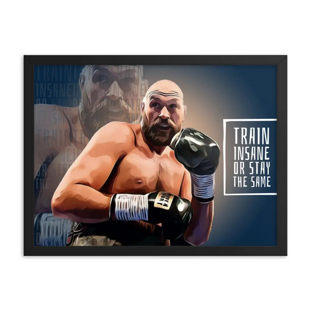 Tyson Fury Training Routine (Premium Poster)