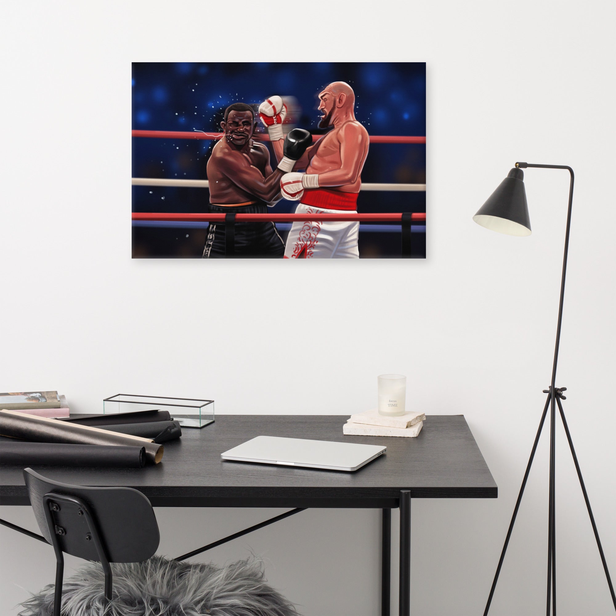 Tyson Fury vs Dillian Whyte Canvas Print (Limited Edition) Canvas Print