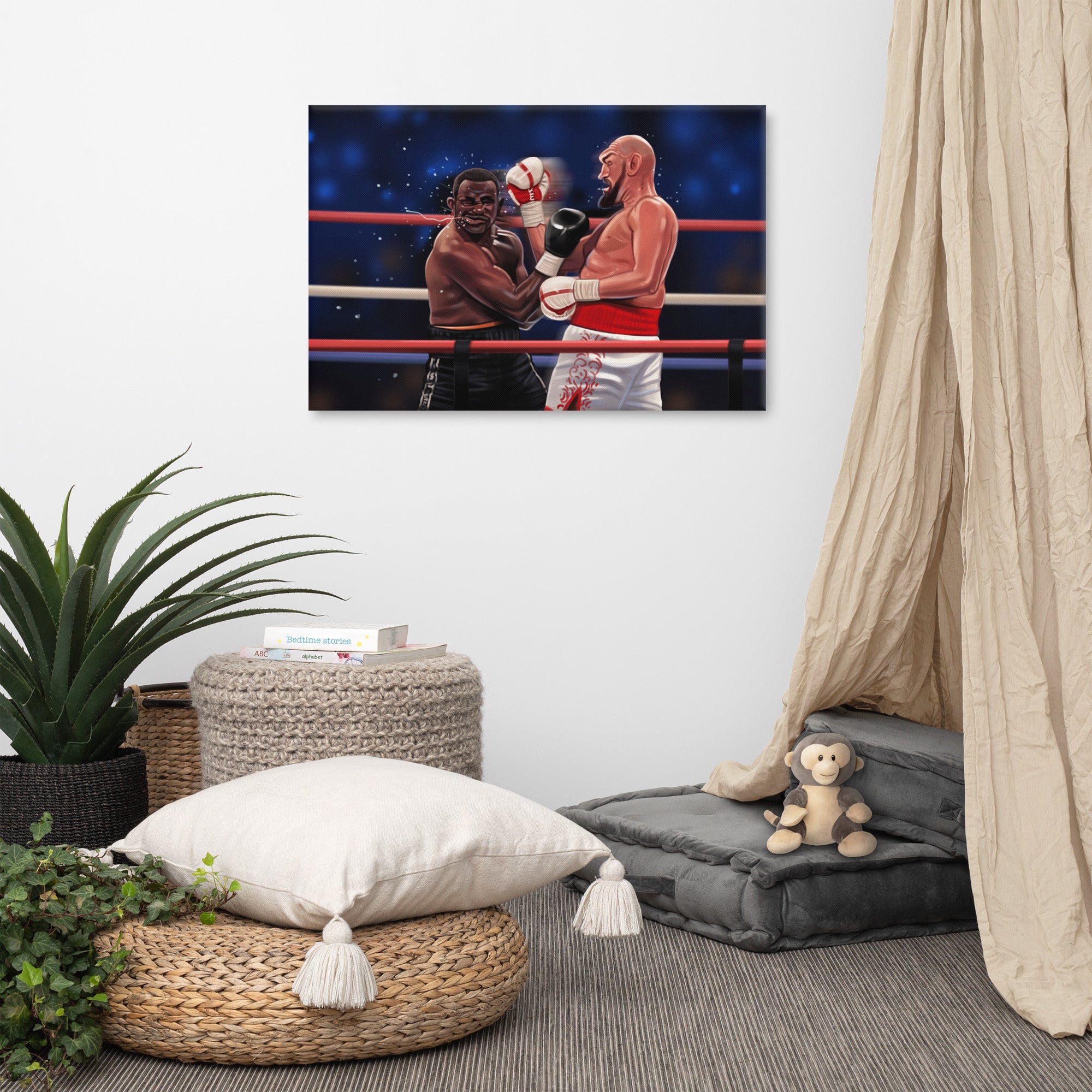 Tyson Fury vs Dillian Whyte Canvas Print (Limited Edition) Canvas Print