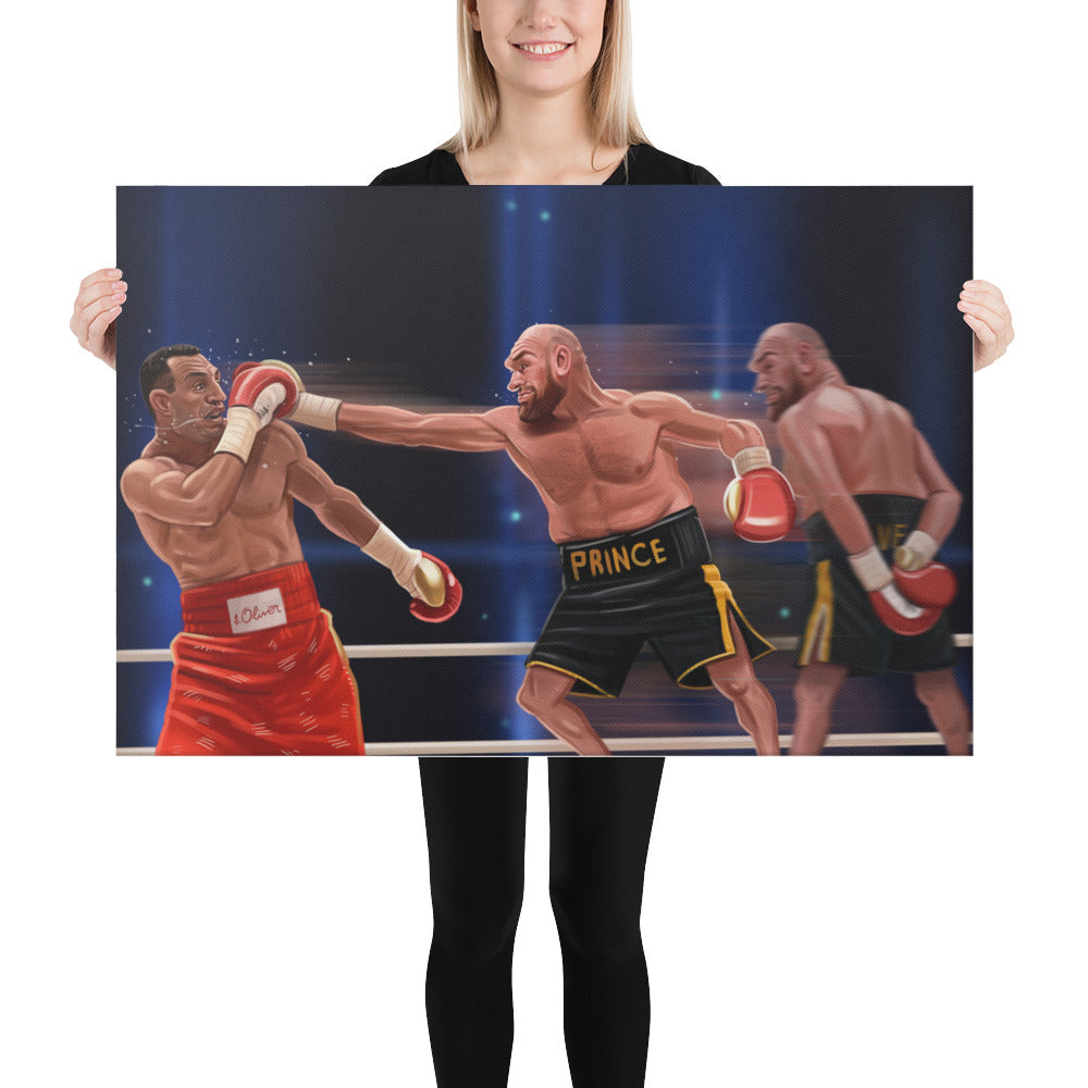 Tyson Fury vs Wladimir Klitschko: Against The Odds Canvas Print