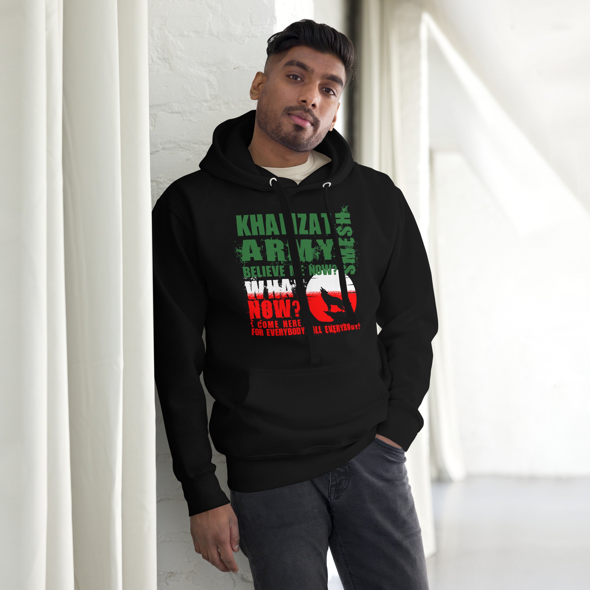 Khamzat Army - Premium Unisex MMA Hoodie